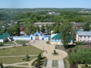 Задонский Рождество-Богородицкий епархиальный мужской монастырь. Вид с колокольни.