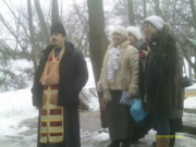 у источника Почаевской иконы Божией Матери.